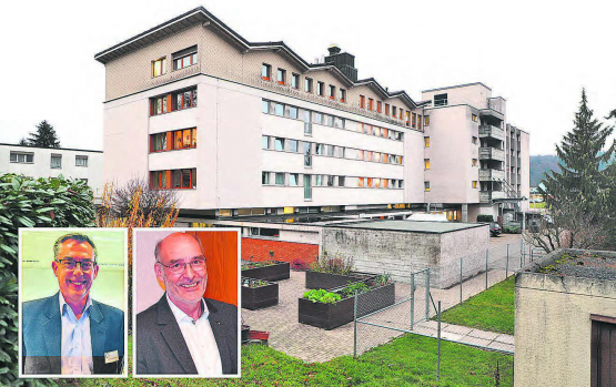 Kommt es zum Wechsel in umgekehrter Reihenfolge? Uwe Matthiessen (links) ist der Vorgänger des überraschend zurückgetretenen Ralph Bürge, Verwaltungsratspräsident des Suhrental Alterszentrums. (Archivbilder: WB)