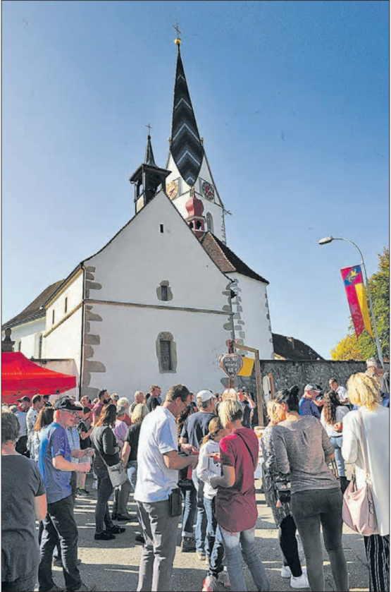 Pfeffikon, Sonntag, 13. Oktober 2019: Traumhaftes Chilbiwetter bei 20 Grad.