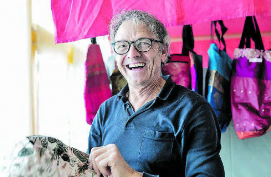 Hatte allen Grund zur Fröhlichkeit: Christoph Sommer, Mitglied der Kirchenpflege der reformierten Kirchgemeinde Menziken-Burg. (Bild: dr.)