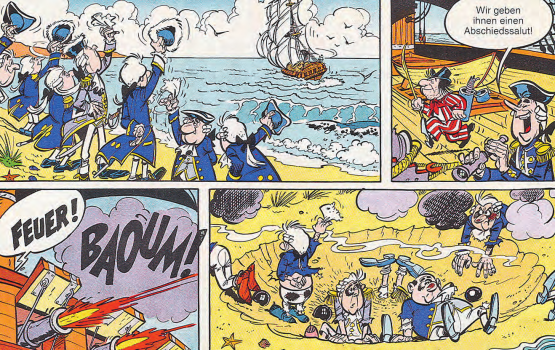 Regionale Solidarität: Wer sich von wem verabschiedet hat, ist schwierig zu beurteilen, der Schaden ist aber da. (Bild: Ehapa-Verlag)