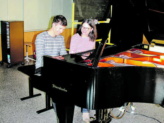 Das «duo dialogante» ist am kommenden Samstag mit neuem Programm zu hören. (Bild: grh)