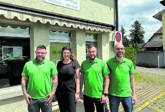 Team Seon: Sandor Nagy, Nadine Schreiber, Kevin Schreiber, Lukas Baumann