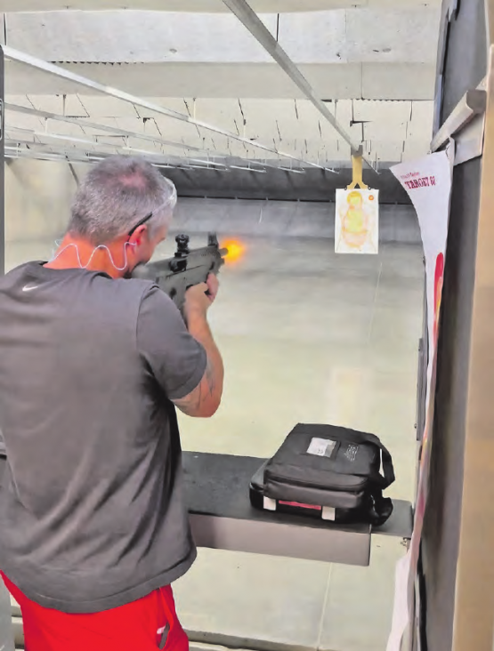 Schiessstände in Oklahoma sehr beliebt – auch Noemi Naters Trainer nutzt sie regelmässig. (Bilder: zVg.)