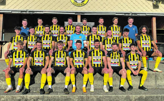 Das Team des FC Gunzwil, Saison 2024/25: Man will sich als 2.-Liga-Team etablieren und den Ligaerhalt möglichst früh schaffen. (Bild: zVg.)