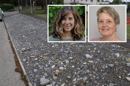 Barbara Eichenberger (l.) und Barbara Gautschi (r.) vom NVMB im Interview