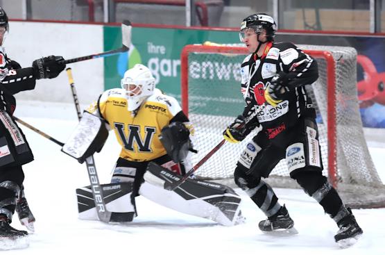 Rouven Renggli (hier im Spiel gegen Wetzikon) absolvierte sein 100. Spiel für die Red Lions Reinach
